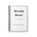 Weekly Reset Notebook | Focused Flow System