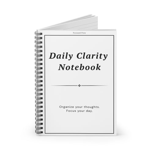 Daily Clarity Notebook – Focused Flow System