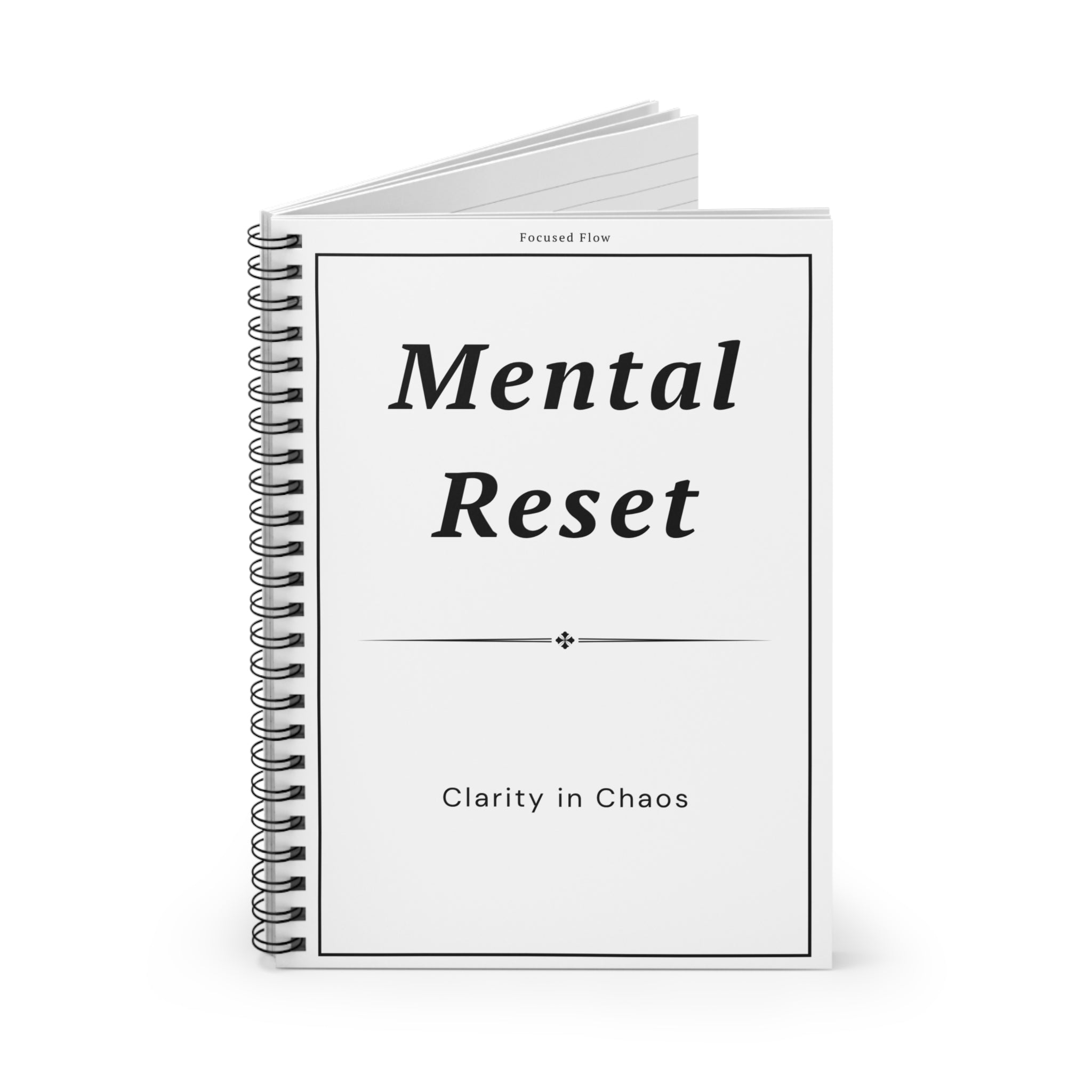 Mental Reset Notebook – Clear Your Mind & Reduce Overwhelm